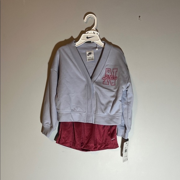 Nike Other - Nike Kids' Lavender Hoodie and Maroon Skort set